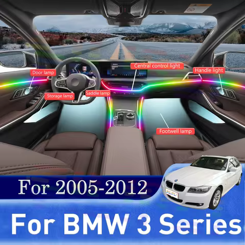For BMW 3series E90 E91 E92 E93 Add Elegance to Opera House Runs with Hidden LED Light Belts for Car