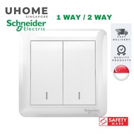 Schneider Electric Switch (10A 2 Gang 1 Way / 10A 2 Gang 2 Way)