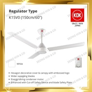 KDK K15V0 ceiling Fan white 3 Blades Regulator / Kipas siling KDK 3 daun putih