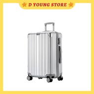 Luggage Bag Travel Suitcase Silver 20/24/26/28 inch