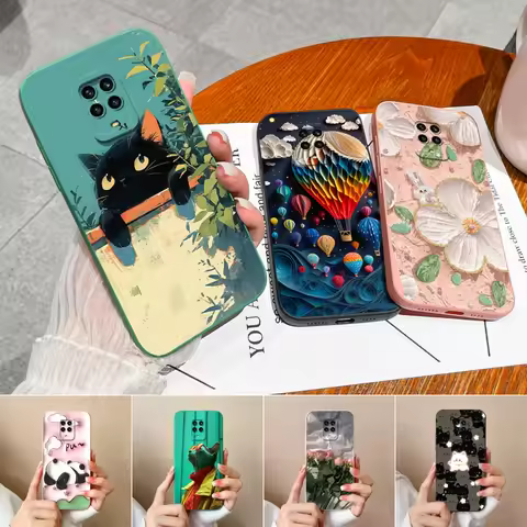 For Xiaomi Redmi Note 9 Pro Max Phone Case For Note9T 9S Funda Note9 Back Cover Soft Silicone Note 9
