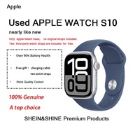 Used Apple Watch Series 10 GPS 46mm, Nearly Like New, Free Gift: Charging Cable, Two Watch Straps
