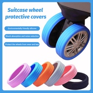 8Pcs Silicone Trolley Luggage Wheels Protector, Replacement Anti-Slip