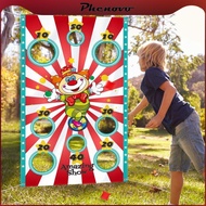 [Phenovo] Sandbag Throwing Game Toss Game Banner Parent-child Interactive Sacks Game Toss for Kids B