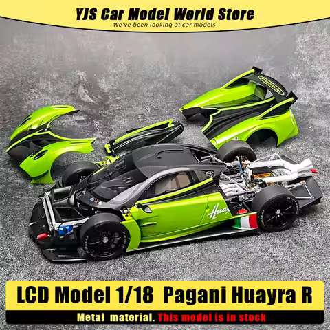 LCD Model 1/18 scale collection Pagani Huayra R Pearl white die cast model static display festive gi