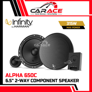 CARACE Original INFINITY Alpha 650C 6.5" 2-Way Component Speaker System 315W | INFINITY Car Audio Sp