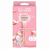 Gillette Venus Comfortglide White Tea Women's Razor Handle + 2 Refills