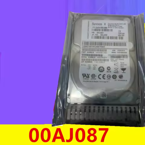 Original New HDD For IBM X3650 3850 M5 1TB SAS 2.5" 64MB 7200RPM For Internal HDD For Server HDD For