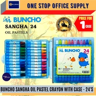 BUNCHO Sangha Oil Pastels Crayon (24'S) / Buncho Crayon / Oil Pastel / Shangha Crayon / Buncho #24 C
