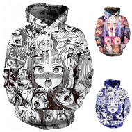 3 Style Hentai Ahegao Hoodie 3D Printed Men's New Style Sweatshirts Women's Casual Hooded Coat