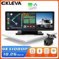 EKLEVA DVR Mirror 4K Car Rearview Camera(10.26")