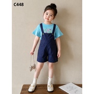 Girls Floral Short Jumpsuit Set K2 C448