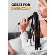 Pecut Kuda Fetish Alat Cambuk Kulit BDSM Roleplay Aksesoris Fashion Perlengkapan Cosplay Harajuku Li