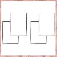 (NVIS) 6 Picture Frames, A4 Silver Picture Frames, with Unbreakable S, Picture Frames for Family Pho