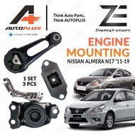 AUTOPLUS TC TAN CHONG Nissan Almera N17 1.5 Engine Mounting Complete Set 3pcs/Set