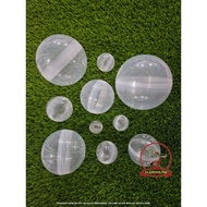 GACHA PLASTIC CAPSULE LOTTERY BALL EMPTY TRANSPARENT 3.5CM