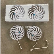 Blue RX 6750 GRE 12G D6 Polar Version Graphics Card White Silent Graphics Card Cooling Fan Original