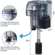 Boxtech Aquarium Hang On Filter - Power Waterfall Suspension Oxygen Pump - Submersible Hanging Activ