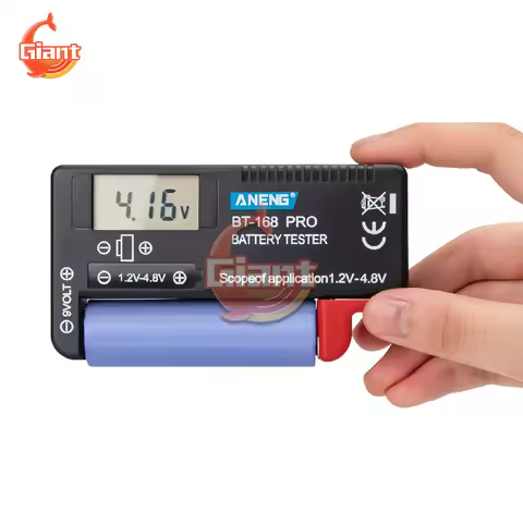 BT168 Pro Digital Display Battery Tester Can Measure 18650 Batteries Capacity Detector 9V 1.5V Batte