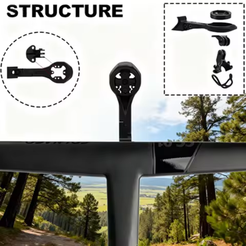 Aluminum Alloy Bike Handlebar Computer Mount For Colnago C68 V4RS CC.01 Compatible with GPS/Garmin/B