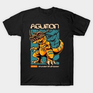 Agumon T-Shirt Round neck y2k Korean Style Large size Pretty
