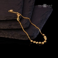 916 Gold Ribbon Bracelet