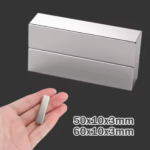 50x10x3/60x10x3mm strong rectangular magnet, suitable for refrigerators, handicrafts, warehouses, wh