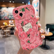 Iphone case Rose Wavy Phone Case For iphone13promax/12/Xs/11/7/8/Plus/Mini/ProMax smb01