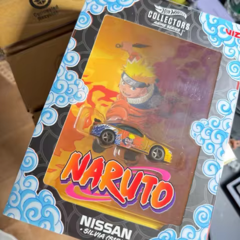 New Hot Wheels Diecast Collectible Model Car Nissan Silvia S15 1/64 Narut O Anime Themed Hobby Model