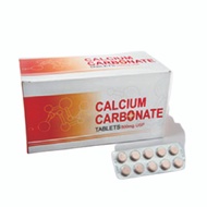 Calcium Carbonate 500mg Tablet 10's & Calcium Carbonate 500mg Capsules 20's