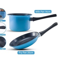 HITAM Updates! Thick Teflon Frying Pan Fireproof Non-Stick Frying Pan Wok Pan Kenceng Pan Teflon Fry