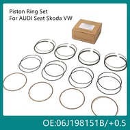 2.0T Engine Extra Large Piston Ring 06J198151B+0.5  for Audi A3, A5, Skoda Mingrui, Seat Leon, VW Pa