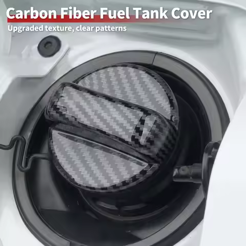 Car Fuel Tank Protective Cap Carbon Fibre Decorative Cap Auto Accessories For Audi A3 New A4L A6L/Q5