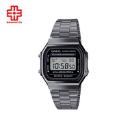 Casio Vintage A168WGG-1A Grey Stainless Steel Band Men Watch / Women Watch