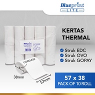 Kertas Thermal Pack Of 10 Pcs 57x38 / Paper Thermal 57x38 Isi 10