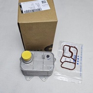 Genuine No 06J117021D Engine Aluminum Oil Cooler For Volkswagen VW Jetta Amarok Passat Golf 6 Audi 1