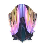 FHJIK กระจกบังลมรถจักรยานยนต์แบบฟองคู่กระจกบังลม R15สำหรับ YAMAHA YZF V4 V4.0อุปกรณ์ R15M NBVGT