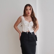 READY price Shes Pretty Bustier Style Cotton Top FLOCA STUDIO FL34