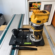 DEWALT DCW600 Trimming Machine Track Base Plate Compatible with Makita/Festool Track Free Screw Quic