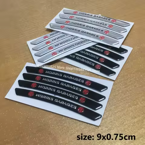 4/16pcs Car Wheel Hub Sticker with Logo for MG Car Trophy GS TF MG6 MG3 MG4 MG5 MG7 ZR ZS ES HS EZS 