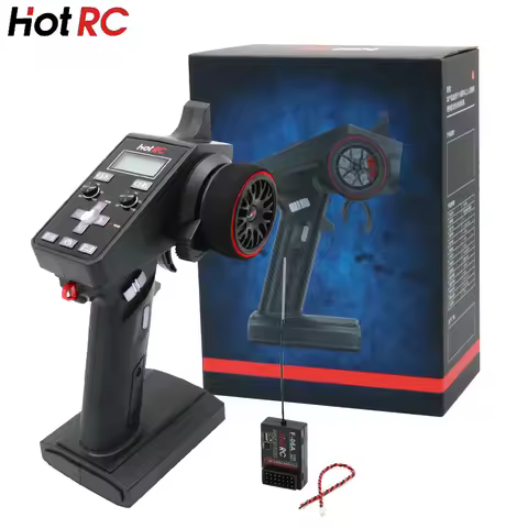 Hotrc Hot rc CT-6A CT6A CT 6A 4-9V 2.4GHz 6CH Transmitter F-06A F06A PWM Receiver For RC Model Car/S