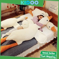 Kidoo 50CM-190CM Big white goose plushie funny soft toy Tiktok hot plush toy bed sleeping pillow bab