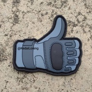 x A00023 Patch PVC EDC Tactical Glove 1