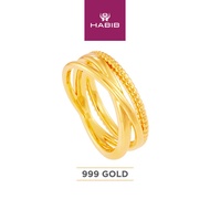 HABIB 999/24K Yellow Gold Ring 9GR00091024