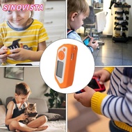 SINOVISTA For Flipper Zero Protective , White/Orange Silicone Game Console Protective Cover,  Multif