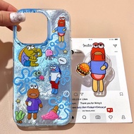Compatible For IPhone 16 11 15 14 13 12 Pro Max X XR Xs Max 8 7 Plus SE 2020 Cartoon Bikini Bottom B