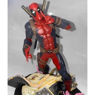 Dst Marvel Art Museum Series Deadpool Scene Figure Statue No Box