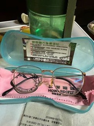 原價1780 眼鏡行配鏡 仁愛眼鏡 金屬框眼鏡 鏡片有加抗藍光 度數150-175 可換物
