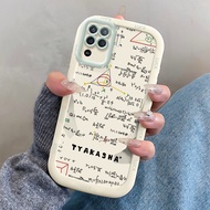 Case For OPPO A94 Reno 5F Reno5 F 5 Lite F19 Pro Phone Calculation Formula Shockproof Anti-Fall