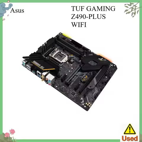 Asus TUF GAMING Z490-PLUS WIFI Motherboard LGA 1200 Intel Z490 support i3-10300 10500 10600 11600 11